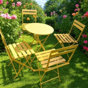 Table et chaises de jardin